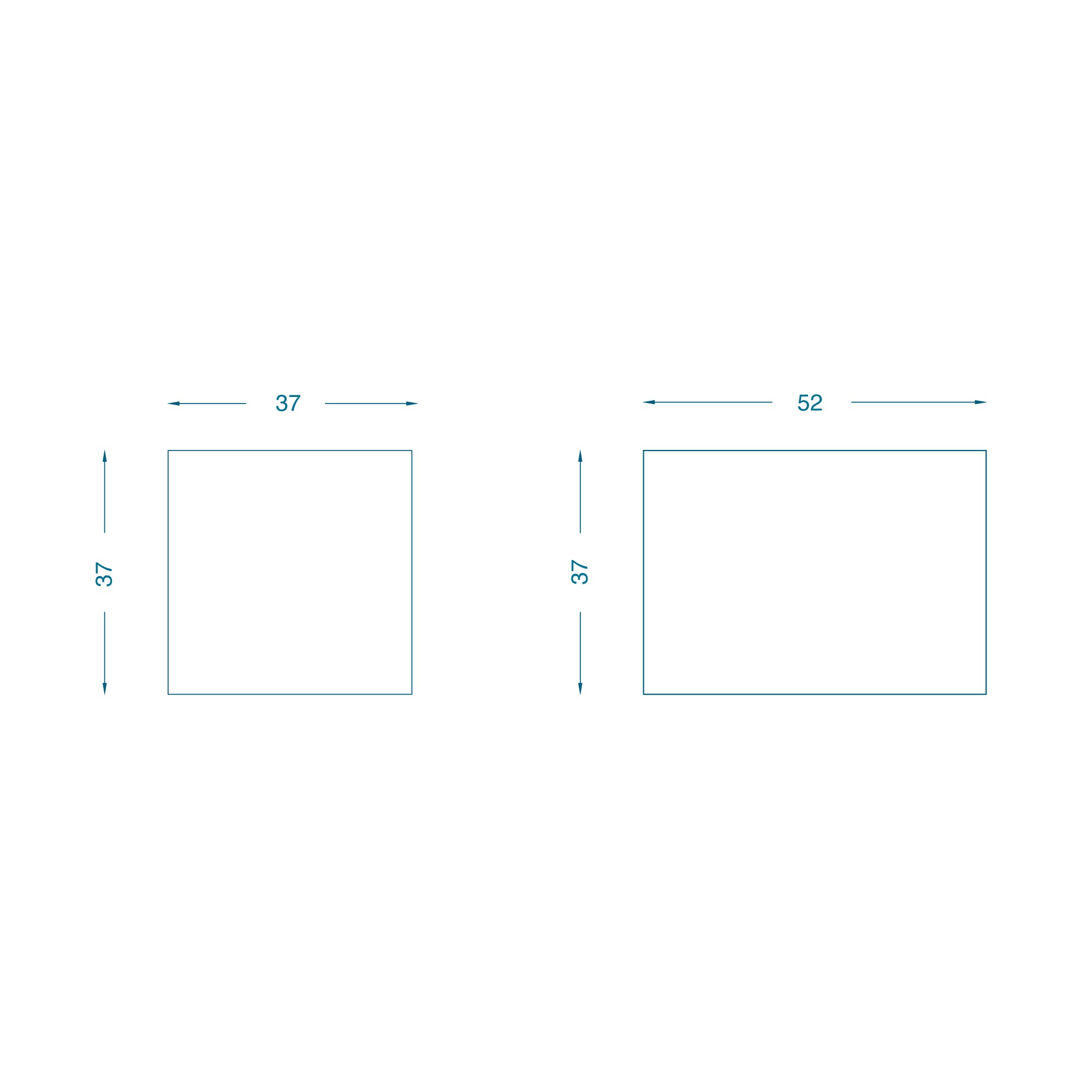 plan des coussins carré et rectangulaire